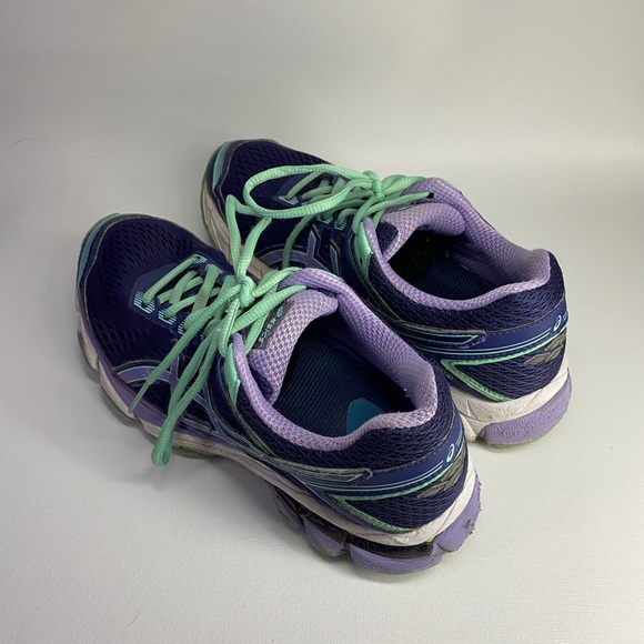 Asics Gel GT 1000 Duomax Running Shoes women size 7 Navy/Purple/Mint. T5A7N - Picture 3 of 8